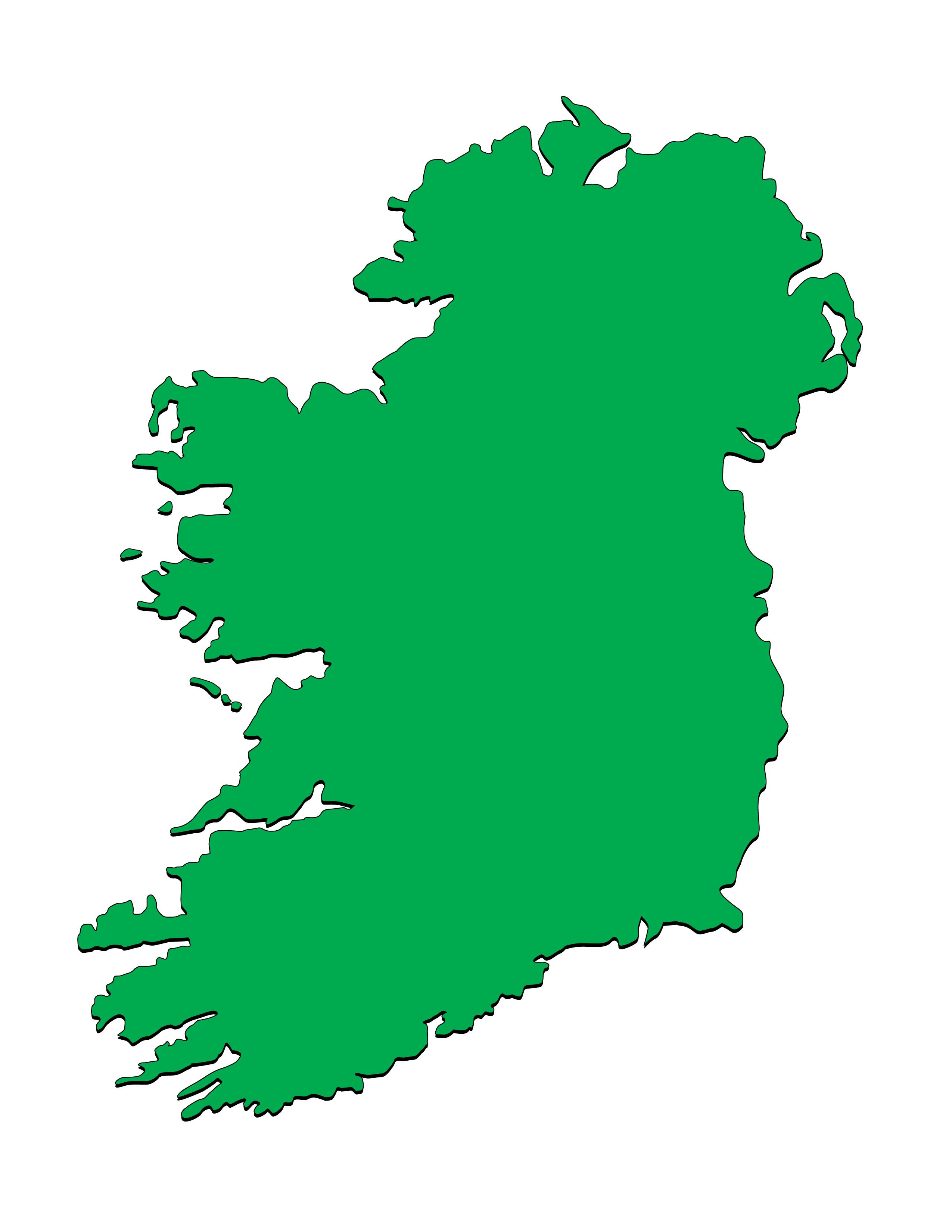 平野の地図アイルランド 地図アイルランドテンプレート 北欧のヨーロッパ
