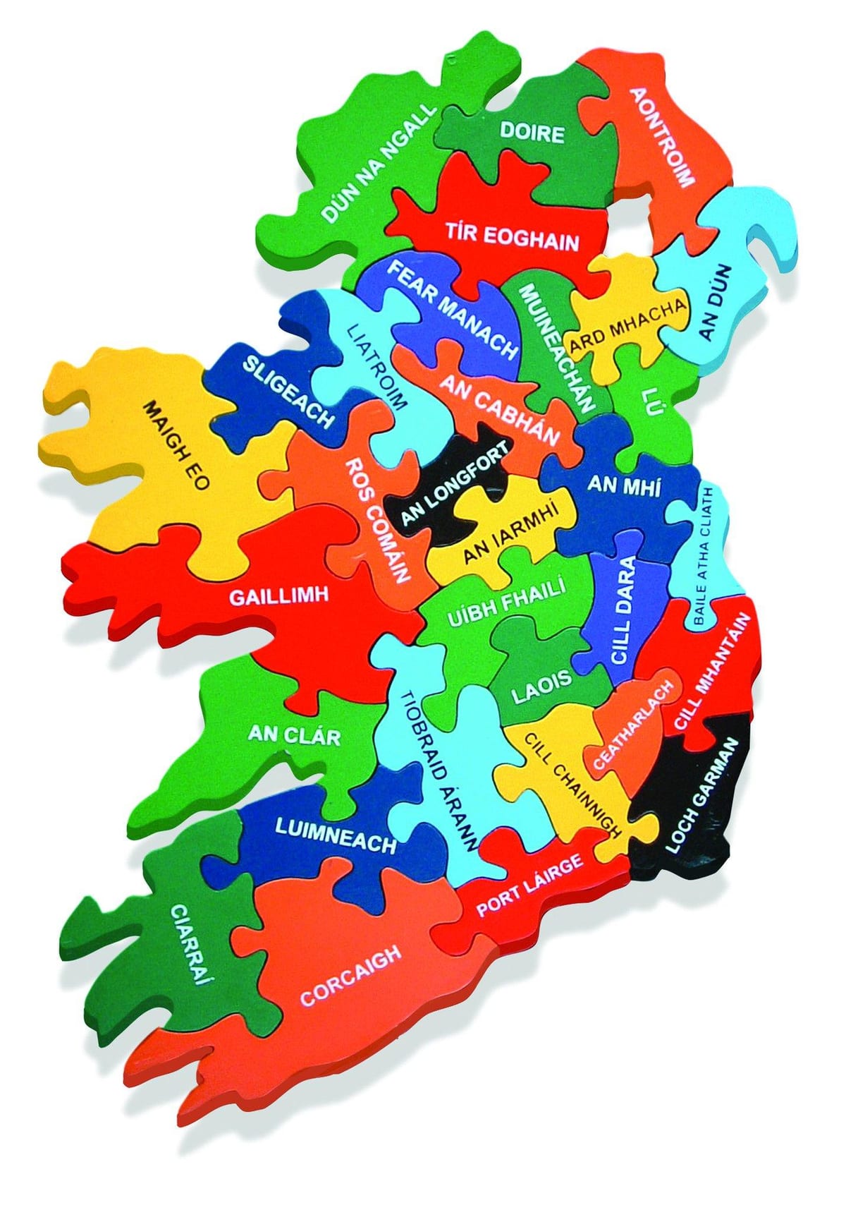 地図の地図アイルランドとしてgaeilge