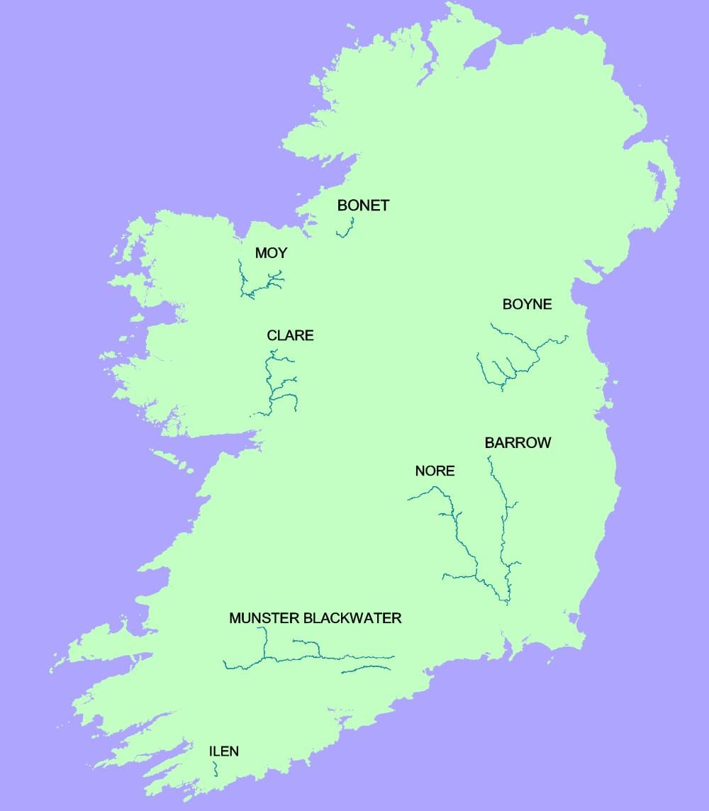 地図blackwater川アイルランド