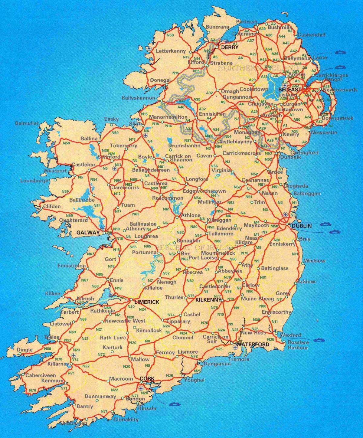 無料のロードマップアイルランド