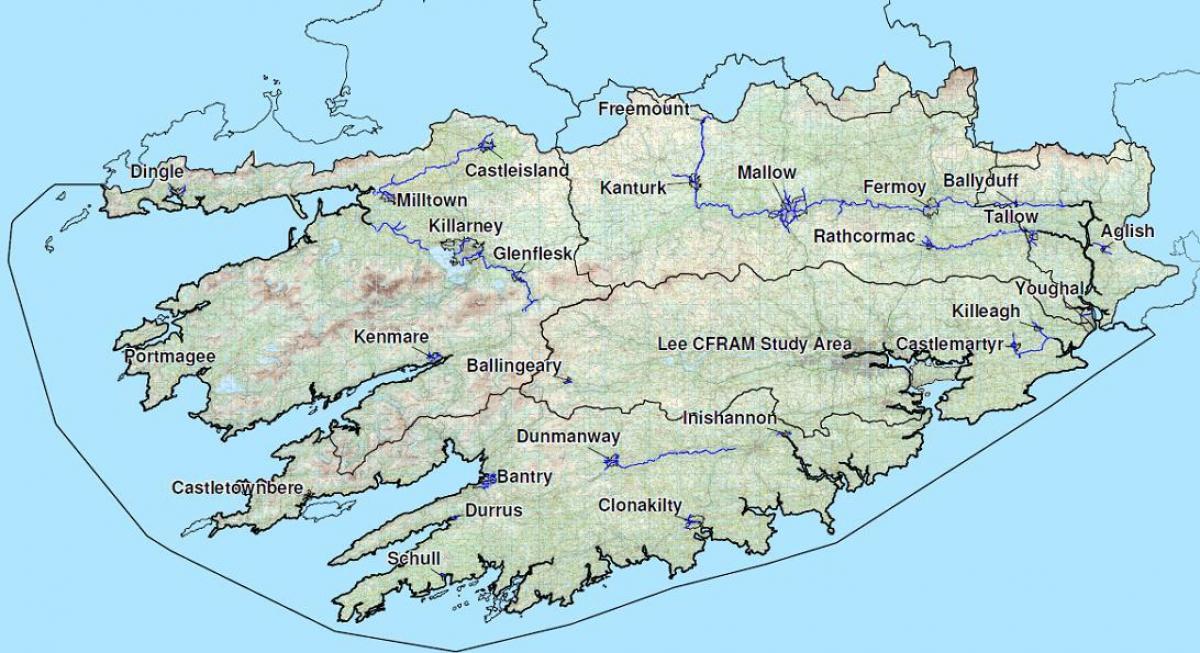 詳しい地図は西洋アイルランド