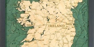 地図アイルランドの地図ア