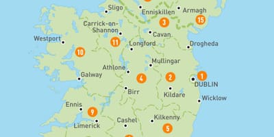地図の地域アイルランド 