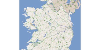 ベスト道路地図のアイルランド