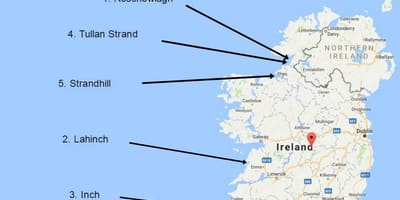 地図のサーフィン、アイルランド