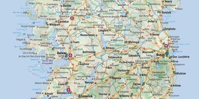 地図の地図アイルランド図書