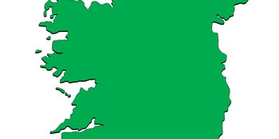 地図アイルランドテンプレート