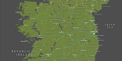 Repアイルランドの地図